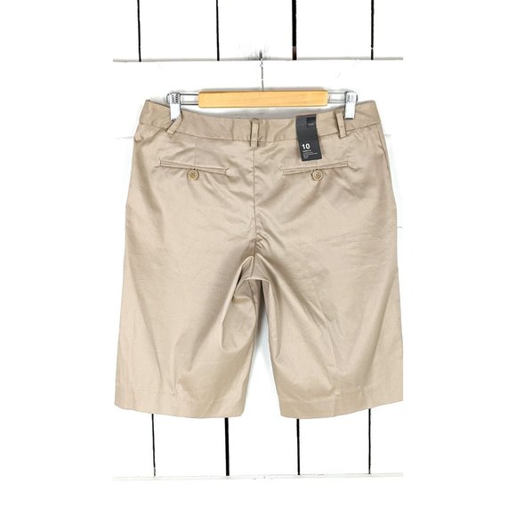 Camel light beige womens trouser board shorts 10 - Picture 4 of 5